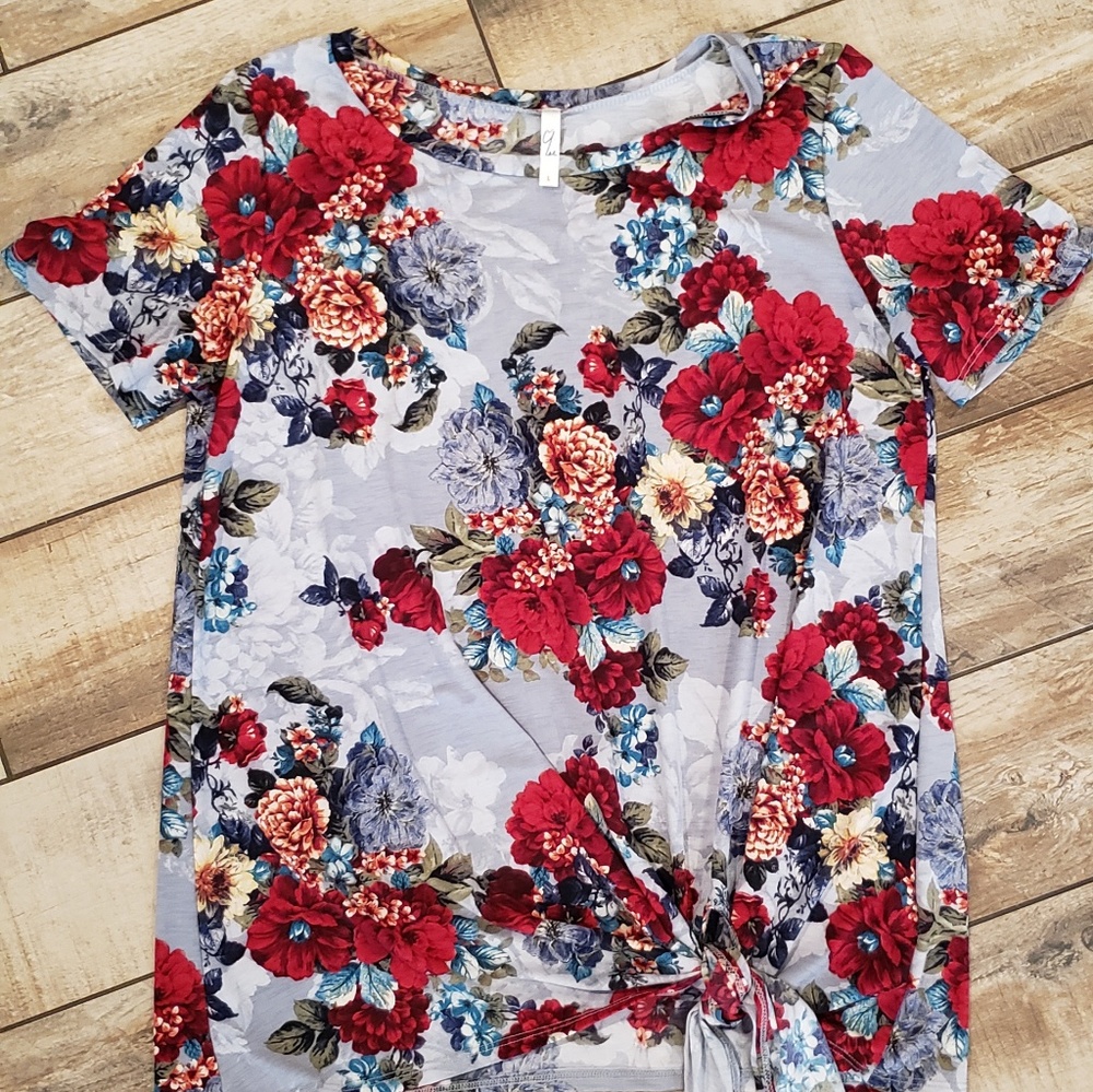 Floral print top